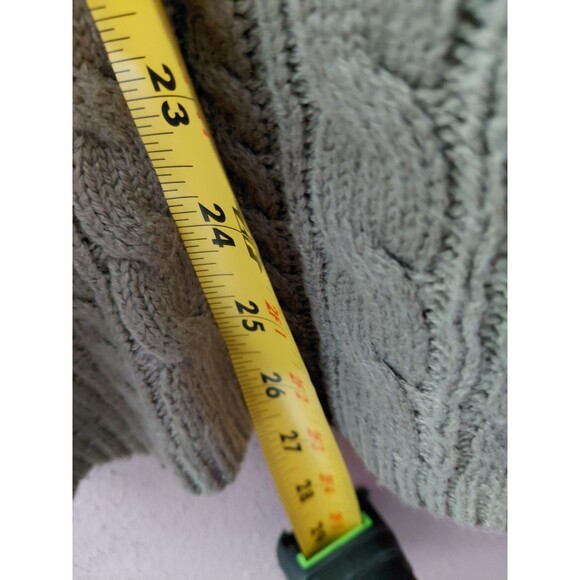 I Heart Ronson Hooded Cable Fair Isle Sweater Women's Size XS - Picture 10 of 12